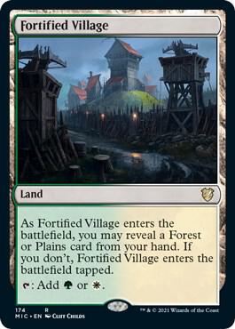 Fortified Village card from Commander: Innistrad: Midnight Hunt