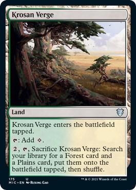 Krosan Verge card from Commander: Innistrad: Midnight Hunt