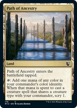 Path of Ancestry card from Commander: Innistrad: Midnight Hunt