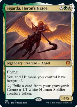 Sigarda, Heron's Grace card from Commander: Innistrad: Midnight Hunt
