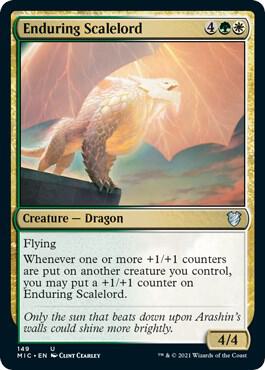 Enduring Scalelord card from Commander: Innistrad: Midnight Hunt