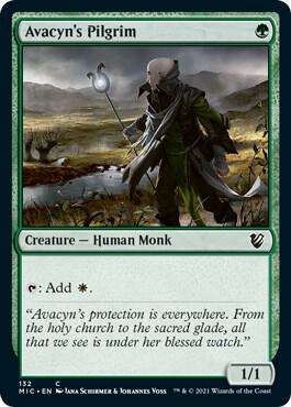 Avacyn's Pilgrim card from Commander: Innistrad: Midnight Hunt