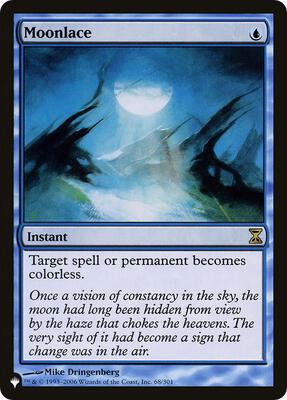 Moonlace card from The List Reprints
