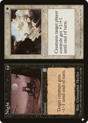 Night // Day card from The List Reprints