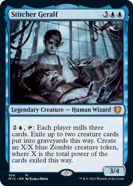 Stitcher Geralf card from Commander: Innistrad: Midnight Hunt