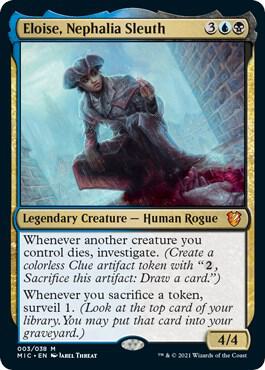 Eloise, Nephalia Sleuth card from Commander: Innistrad: Midnight Hunt