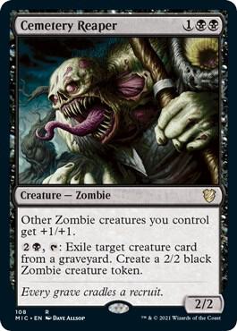 Cemetery Reaper card from Commander: Innistrad: Midnight Hunt