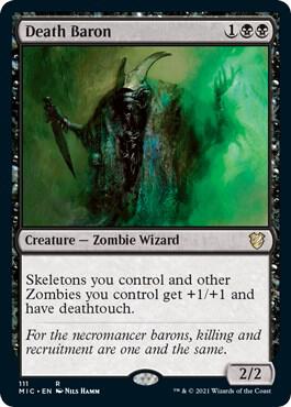 Death Baron card from Commander: Innistrad: Midnight Hunt
