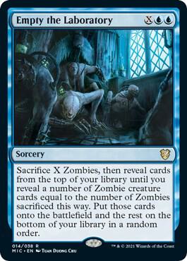 Empty the Laboratory card from Commander: Innistrad: Midnight Hunt