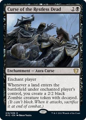 Curse of the Restless Dead card from Commander: Innistrad: Midnight Hunt
