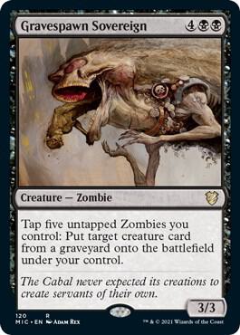 Gravespawn Sovereign card from Commander: Innistrad: Midnight Hunt