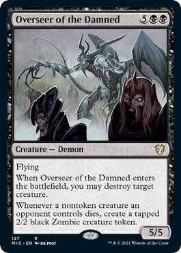 Overseer of the Damned card from Commander: Innistrad: Midnight Hunt