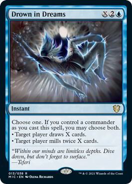Drown in Dreams card from Commander: Innistrad: Midnight Hunt