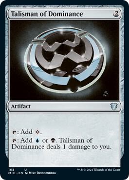 Talisman of Dominance card from Commander: Innistrad: Midnight Hunt