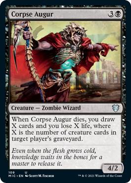 Corpse Augur card from Commander: Innistrad: Midnight Hunt