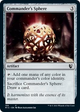 Commander's Sphere card from Commander: Innistrad: Midnight Hunt