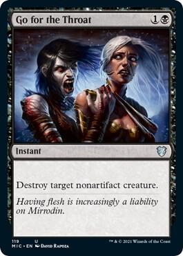 Go for the Throat card from Commander: Innistrad: Midnight Hunt