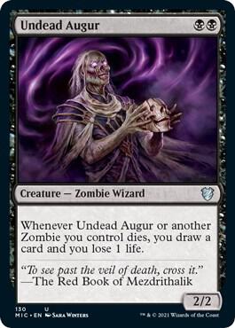 Undead Augur card from Commander: Innistrad: Midnight Hunt