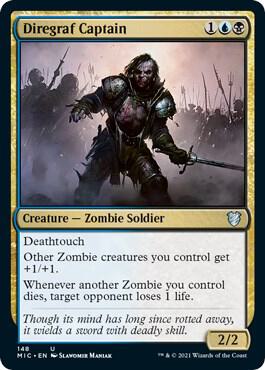 Diregraf Captain card from Commander: Innistrad: Midnight Hunt