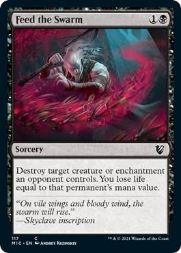 Feed the Swarm card from Commander: Innistrad: Midnight Hunt