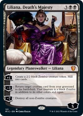 Liliana, Death's Majesty card from Commander: Innistrad: Midnight Hunt
