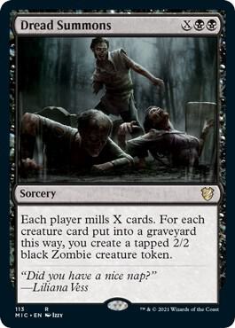 Dread Summons card from Commander: Innistrad: Midnight Hunt