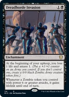 Dreadhorde Invasion card from Commander: Innistrad: Midnight Hunt