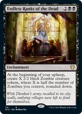 Endless Ranks of the Dead card from Commander: Innistrad: Midnight Hunt