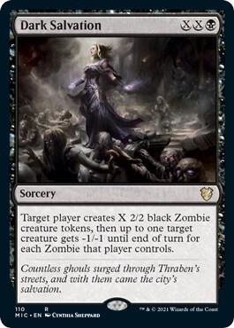 Dark Salvation card from Commander: Innistrad: Midnight Hunt