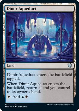 Dimir Aqueduct card from Commander: Innistrad: Midnight Hunt