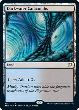 Darkwater Catacombs card from Commander: Innistrad: Midnight Hunt