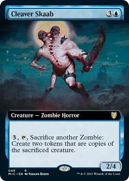 Cleaver Skaab (Extended Art) card from Commander: Innistrad: Midnight Hunt