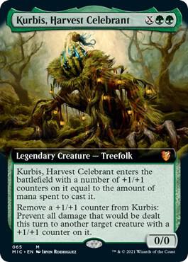 Kurbis, Harvest Celebrant (Extended Art) card from Commander: Innistrad: Midnight Hunt