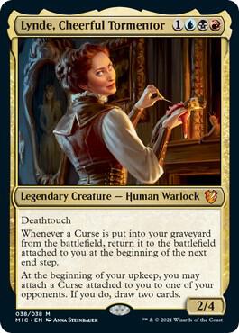 Lynde, Cheerful Tormentor card from Commander: Innistrad: Midnight Hunt