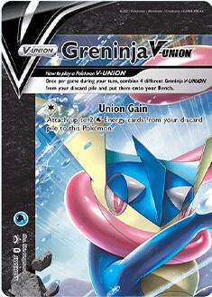 Greninja V-UNION - SWSH155 card from SWSH: Sword & Shield Promo Cards