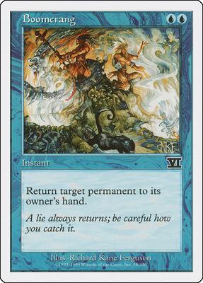 Boomerang card from Classic Sixth Edition