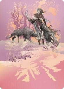Arlinn, the Pack's Hope Art Card (03/81) card from Art Series: Innistrad: Midnight Hunt