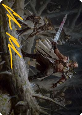 Tovolar, Dire Overlord Art Card (05/81) (Gold-Stamped Signature) card from Art Series: Innistrad: Midnight Hunt