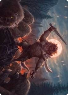 Tovolar, the Midnight Scourge Art Card (06/81) card from Art Series: Innistrad: Midnight Hunt