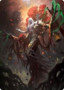 Wrenn and Seven Art Card card from Art Series: Innistrad: Midnight Hunt