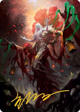 Wrenn and Seven Art Card (Gold-Stamped Signature) card from Art Series: Innistrad: Midnight Hunt