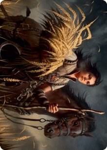 Ambitious Farmhand Art Card card from Art Series: Innistrad: Midnight Hunt