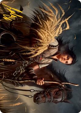 Ambitious Farmhand Art Card (Gold-Stamped Signature) card from Art Series: Innistrad: Midnight Hunt