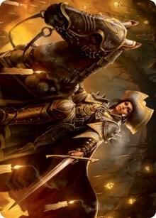 Seasoned Cathar Art Card card from Art Series: Innistrad: Midnight Hunt
