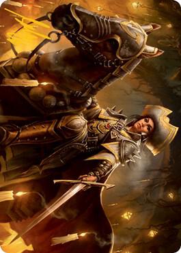 Seasoned Cathar Art Card (Gold-Stamped Signature) card from Art Series: Innistrad: Midnight Hunt