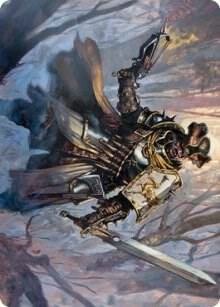 Brutal Cathar Art Card card from Art Series: Innistrad: Midnight Hunt