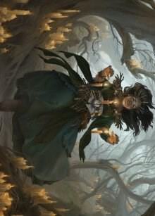 Candlegrove Witch Art Card (15/81) card from Art Series: Innistrad: Midnight Hunt