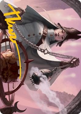 Celestus Sanctifier Art Card (Gold-Stamped Signature) card from Art Series: Innistrad: Midnight Hunt