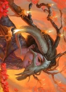 Hedgewitch's Mask Art Card card from Art Series: Innistrad: Midnight Hunt