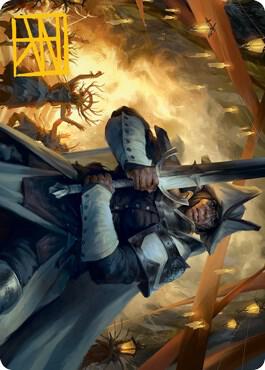 Ritual Guardian Art Card (Gold-Stamped Signature) card from Art Series: Innistrad: Midnight Hunt